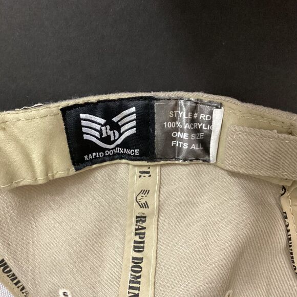 Rapid Dominance - United States Army - Beige Hat - 100% Acrylic - One Size - Picture 9 of 9